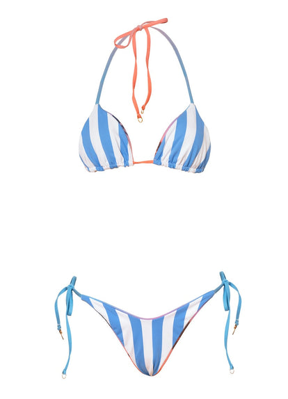 Thumbnail - Foto de Peach Drift Balmy Sliding Triangle Bikini Top by Maaji - Tops - Vestidos de Baño - 7