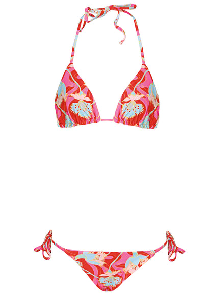 Thumbnail - Maaji Floral Rush Balmy Sliding Triangle Bikini Top - 13