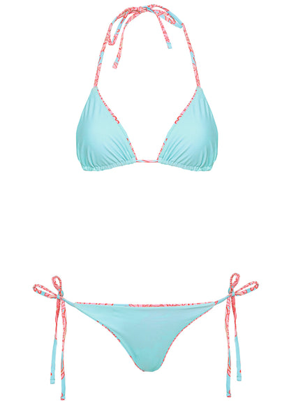 Thumbnail - Maaji Tropical Bloom Balmy Sliding Triangle Bikini Top - 14