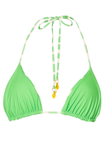  Bikini Top de Maaji -  Maaji Zesty Waves Balmy Sliding Triangle Bikini Top - Categoría: Ropa, Vestidos de baño