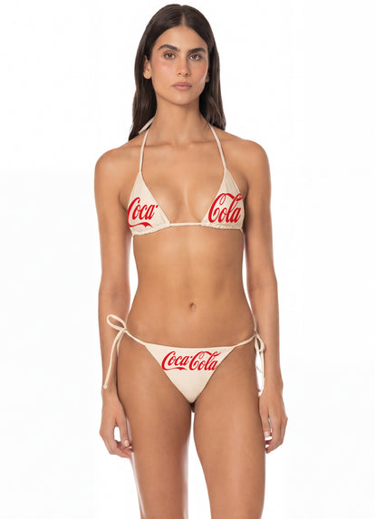 Thumbnail - Foto de Coca-Cola Balmy Sliding Triangle Bikini Top by Maaji - Tops - Vestidos de Baño - 1