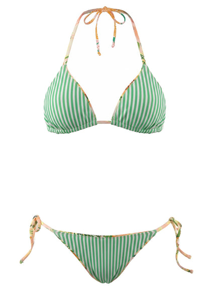 Thumbnail - Foto de Bloom Mosaic Balmy Sliding Triangle Bikini Top by Maaji - Tops - Vestidos de Baño - 7