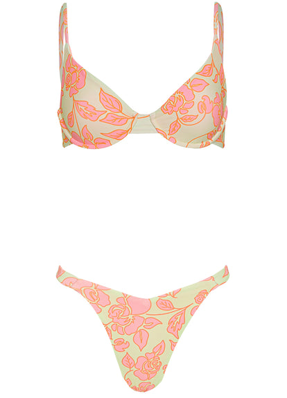 Thumbnail - Maaji Blooming Glow Dainty Unmolded Underwire Bikini Top - 11