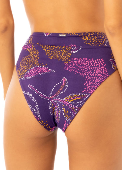 Thumbnail - Maaji Batik Floral Suzy Q High Rise/High Leg Bikini Bottom - 5