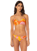 Maaji Liminous Roses Rocks Sporty Bralette Bikini Top