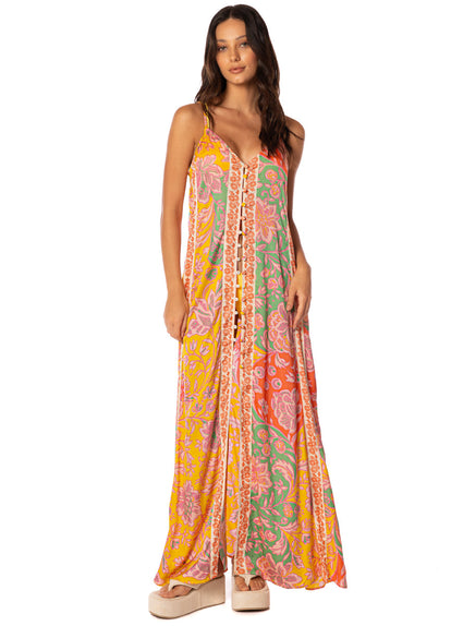 Thumbnail - Foto de Arabian Nights Oasis V Long Dress by Maaji - Vestidos - Ropa de Playa - 1