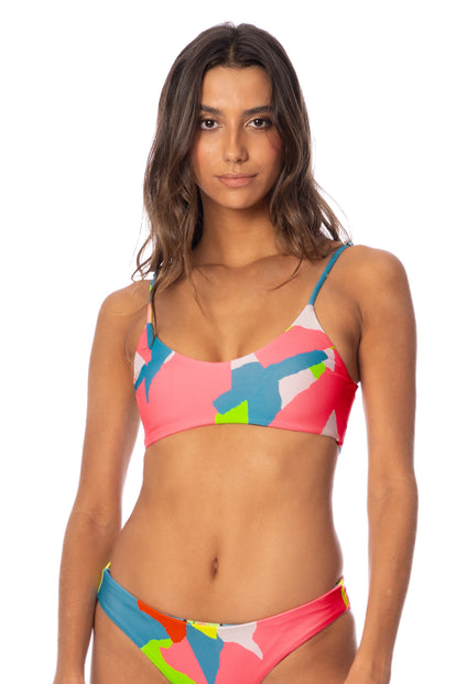 Thumbnail - Maaji Jigsaw Costa Sporty Bralette Bikini Top - 3