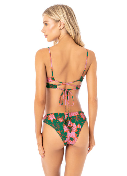 Thumbnail - Maaji Floral Stamp Tribe Unmolded Underwire Bikini Top - 2