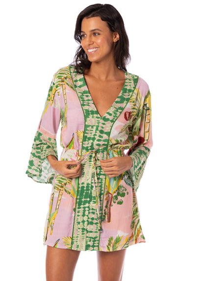  Maaji Retro Palms Enjoyable Kaftan