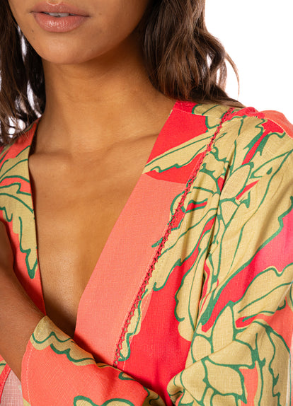 Thumbnail - kaftan from Maaji – Palm Garden Enjoyable V Kaftan – Category: Apparel , Accessories Clothing - 3