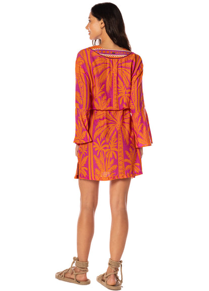 Thumbnail - Foto de Flamingo Palm Enjoyable V Kaftan by Maaji - Ropa de Playa - 6