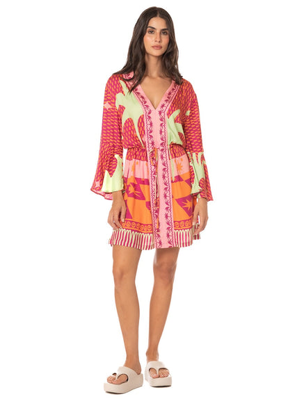  Foto de Funky Palms Enjoyable Kaftan by Maaji - Ropa de Playa
