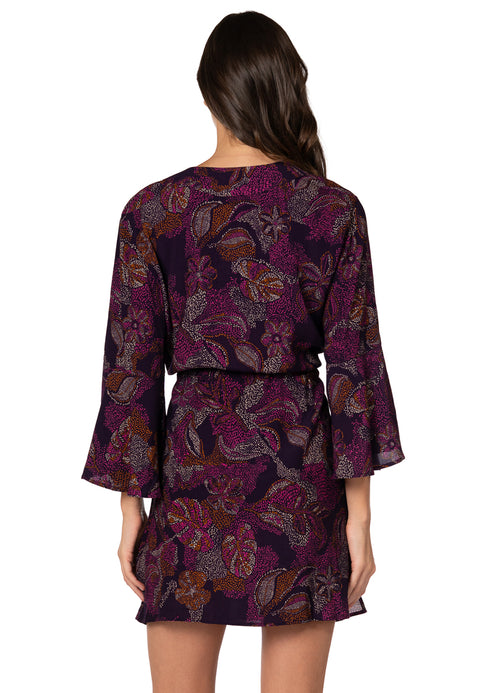 Hover image -  Foto de Purple  Enjoyable Kaftan by Maaji - Ropa de Playa