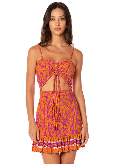 Thumbnail - Maaji Flamingo Palm Lua V Short Dress  - 8