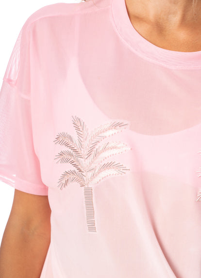 Thumbnail - Maaji Flame Palms Lippy T-Shirt - 4