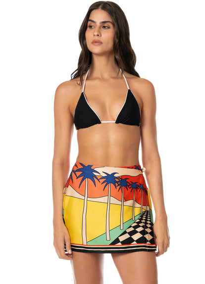  Ropa de playa De Maaji - Maaji Sunset Fizz Zariany Short Skirt  - Category: Apparel, Accesories Clothing Vestidos De Baño