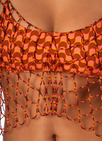  Foto de Camo Magic Mystical Beachwear Crop Top by Maaji - Ropa de Playa