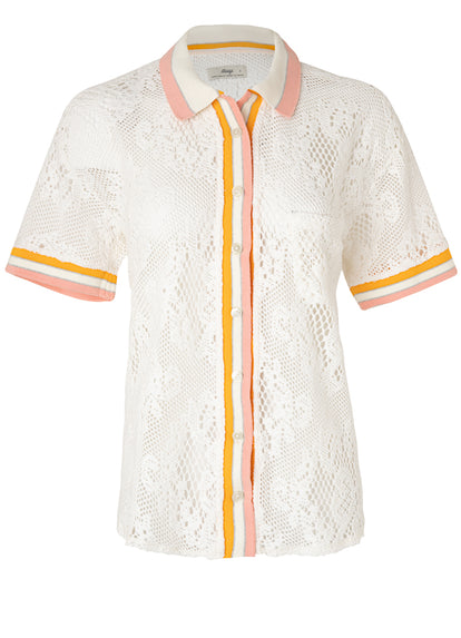  long shirt from Maaji – Flowery Crochet Lana Long Shirt – Category: Apparel , Accessories Clothing