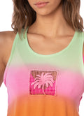 Maaji Colorful Dye Odalys Beachwear Crop Top