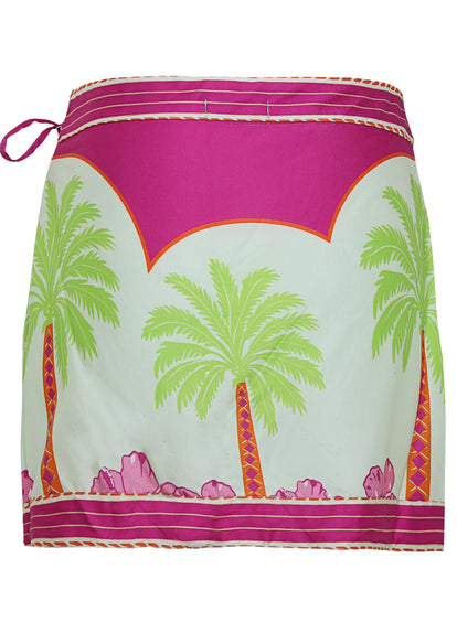  Maaji Moroccan Palm Celestia Short Skirt 