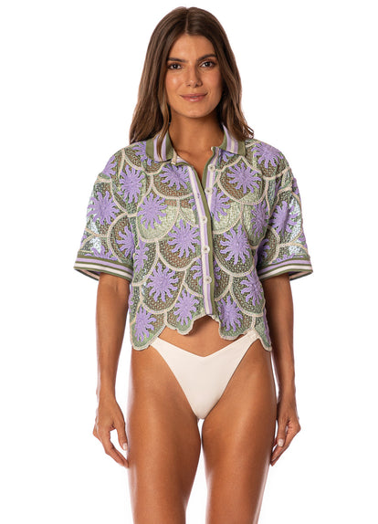  Foto de Golden Sun Solene Shirt by Maaji - Camisas - Ropa de Playa
