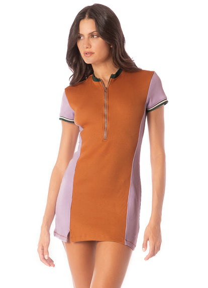  dress from Maaji – Satin Umber Lavender Short Dress – Category: Apparel , Accessories Clothing