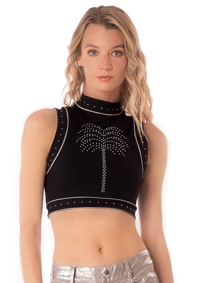 Thumbnail - Maaji Crystal Cosmos Pygmy Crop Top - 4