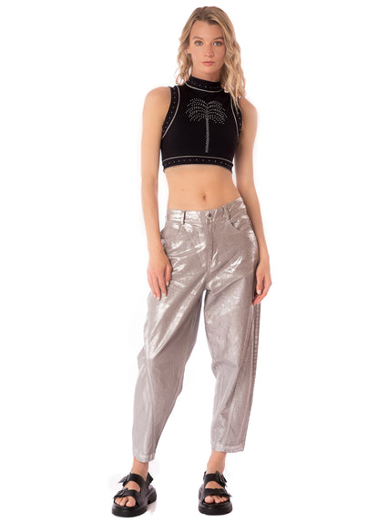 Thumbnail - Maaji Crystal Cosmos Pygmy Crop Top - 1