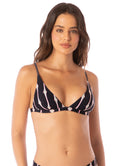 Maaji Radiant Diamond Ivy Fixed Triangle Bikini Top