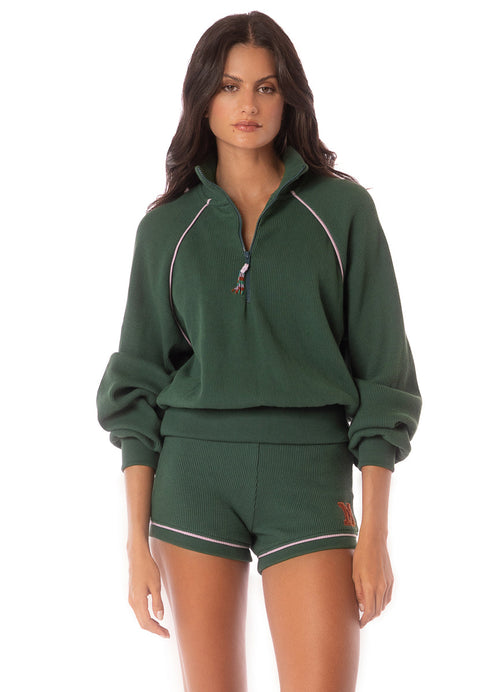 Main image -  Foto de Shamrock Green Chunky Pull Over by Maaji - Buzos Y Chaquetas - Ropa de Playa