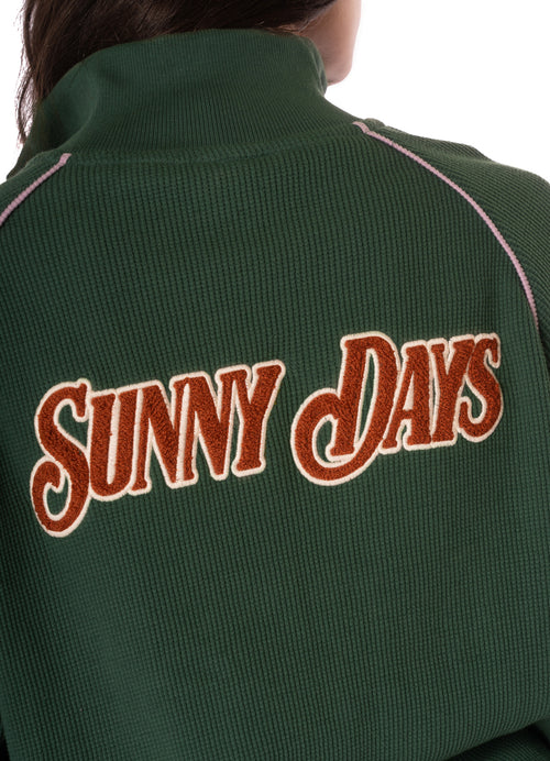 Alternative image -  jackets and sweaters from Maaji – Shamrock Green Chunky Pull Over – Category: Apparel , Accessories Clothing