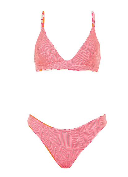  Maaji Dali Flowers Creta Sporty Bralette Bikini Top