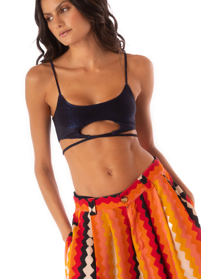  Foto de Eclectic Chevron Sabine Pants by Maaji - Pantalones - Ropa de Playa