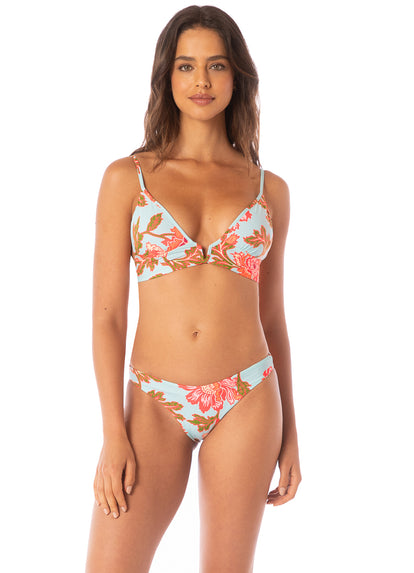  Maaji Floral Sky Sublimity Regular Rise Classic Bikini Bottom