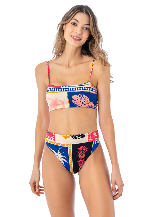 Main image -  Foto de Paradise Postals Cyprus Classic Bralette Bikini Top by Maaji - Tops - Vestidos de Baño