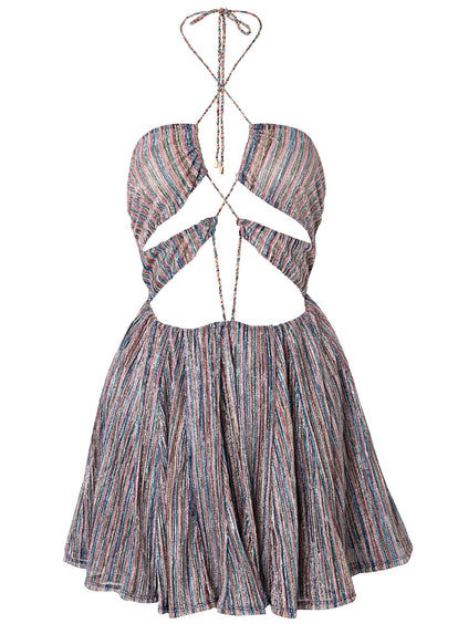  dress from Maaji – Golden Stripes Odaline Short Dress – Category: Apparel , Accessories Clothing