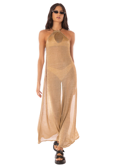 Thumbnail - Maaji Golden Flake Marianne Long Dress - 5