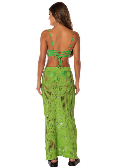 Thumbnail - Maaji Emerald Brocade Tano Long Skirt  - 2