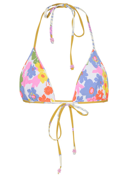  Foto de Pink Fiore Alana Sliding Triangle Bikini Top by Maaji - Tops - Vestidos de Baño