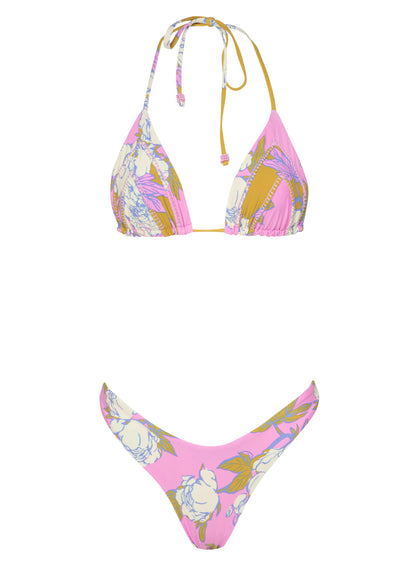  Foto de Pink Fiore Alana Sliding Triangle Bikini Top by Maaji - Tops - Vestidos de Baño