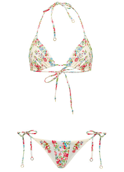Thumbnail - Maaji Love In Bloom Alana  Sliding Triangle Bikini Top - 10