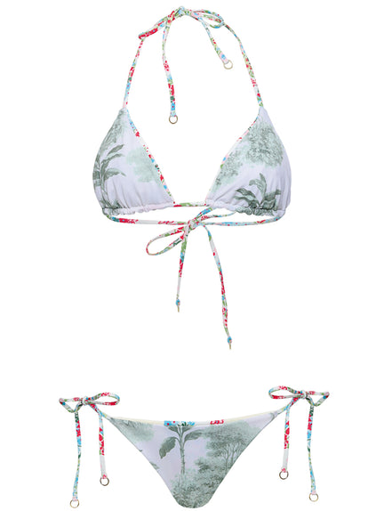 Thumbnail - Maaji Love In Bloom Alana  Sliding Triangle Bikini Top - 11