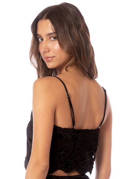  crop top from Maaji – Onyx Shadows Christa Beachwear Crop Top – Category: Apparel , Accessories Clothing