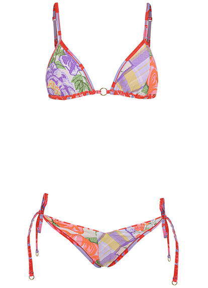 Thumbnail - Foto de Vintage Bloom Gingering Sliding Triangle Bikini Top by Maaji - Tops - Vestidos de Baño - 7