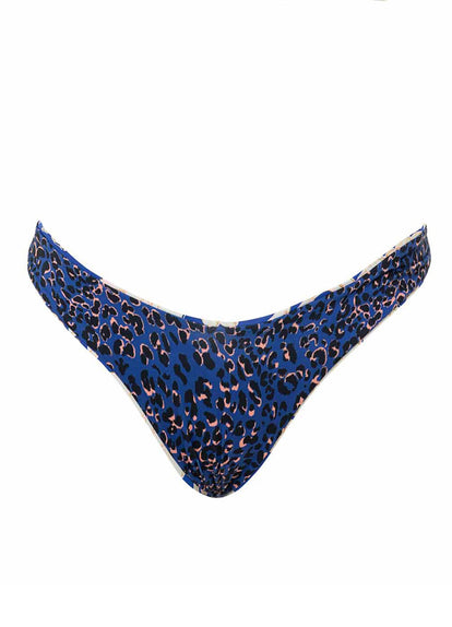  Maaji Blue Bouquet Splendour High Leg Bikini Bottom