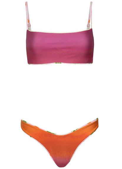  Foto de Pastel Flourish Scape Sporty Bralette Bikini Top by Maaji - Panties - Vestidos de Baño