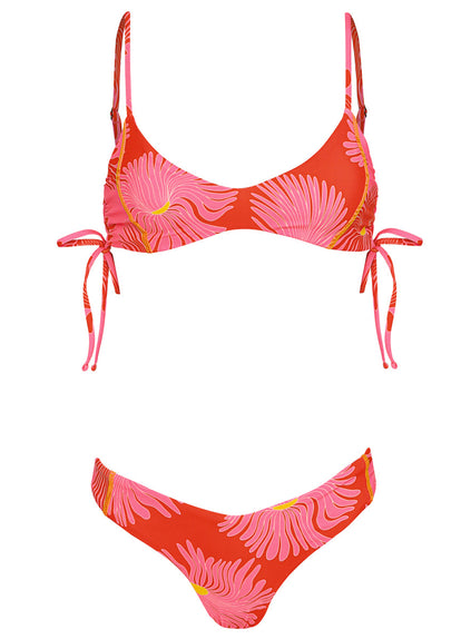 Thumbnail - Maaji Water Blossom Splendour Regular Rise Thin Side Bikini Bottom - 10