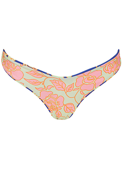 Thumbnail - Maaji Cobalt Flora Splendour Regular Rise Thin Side Bikini Bottom - 9