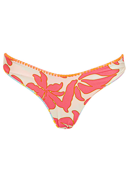  Maaji Hawaiian Floral Splendour Regular Rise Thin Side Bikini Bottom