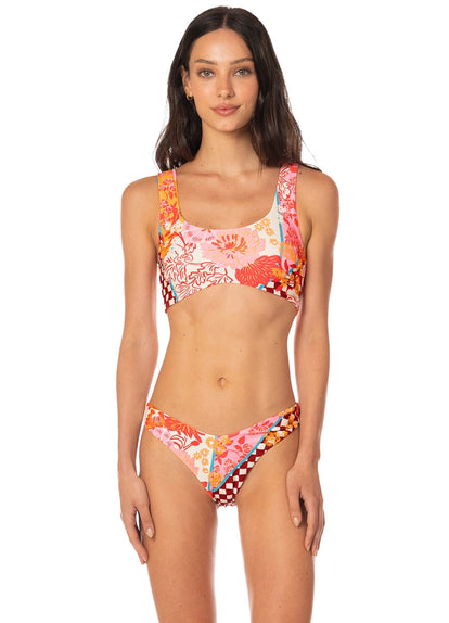 Thumbnail - Foto de Cosmic Tropic Splendour Regular Rise Thin Side  Bikini Bottom by Maaji - Panties - Vestidos de Baño - 4